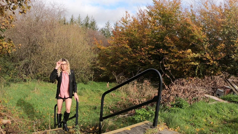 The Midnight Minx: College crossdresser bored and horny