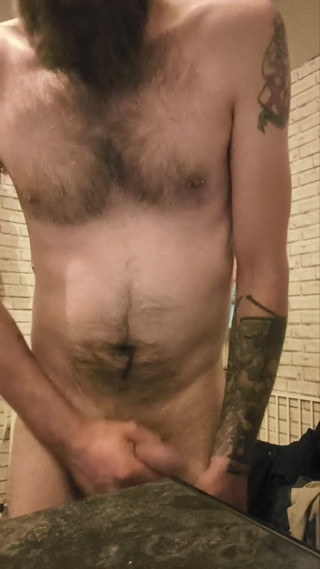 Smoking stoker: Big Dick Wanking and Smoking