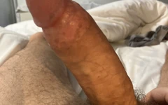 Jerking in a Hotel in Lille While My Wife Is Showering