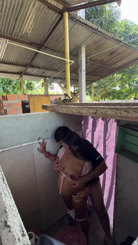 Horny Stepsister Calls Her Husband's Cousin From the Bathroom to Have Him Fuck Her.