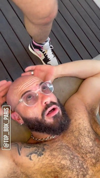 Kneblowanie na to: Leandrjoc's Barcelona Rooftop Gangbang