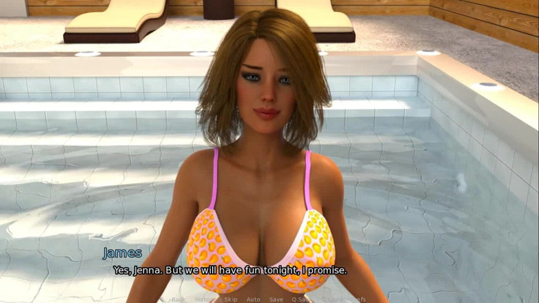 Dirty GamesXxX: Assetato di miei ospiti: culo sexy in piscina ep 1