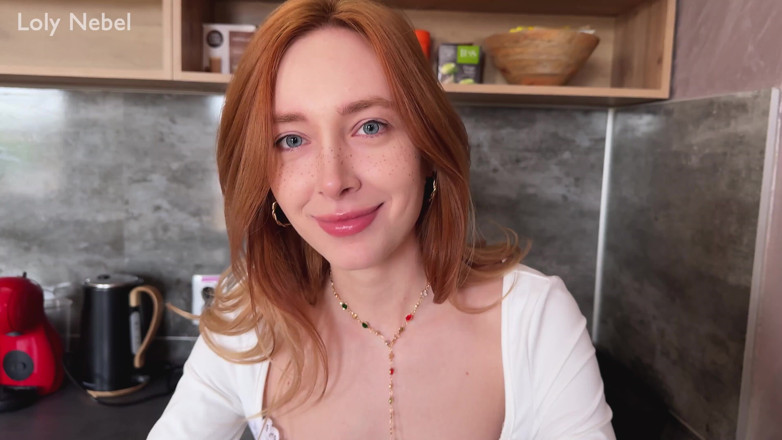 Loly Nebel Studio: Young Stepmother Seduced Her Stepson and Got a Hard Fuck