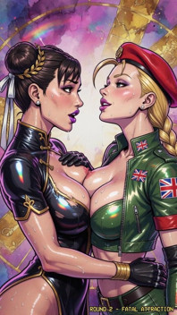 Hot Cammy and Chun Li