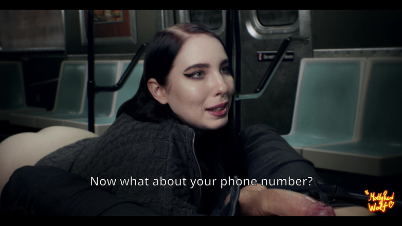 MollyRedWolf: 電車の中で私を吸った美しい見知らぬ人 - Mollyredwolf