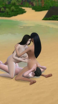 Sexo a três com lindas meninas