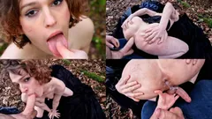 Gorgeous T-girl Get's Her Asshole Destroyed - A2M, Creampie