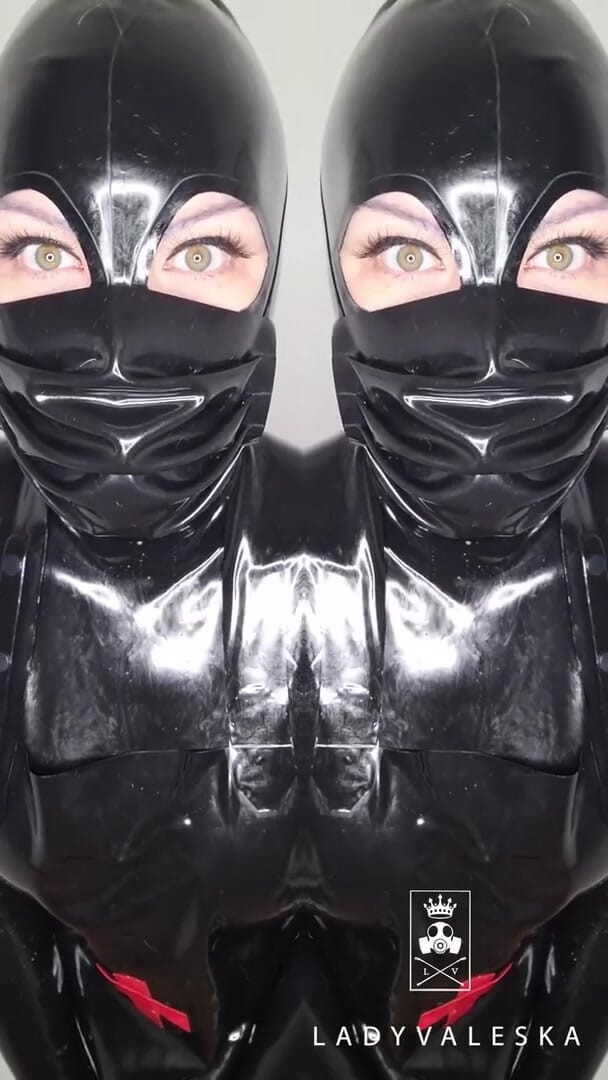 Lady Valeska: Cum Eating for Lady Valeska's Rubber Clinic