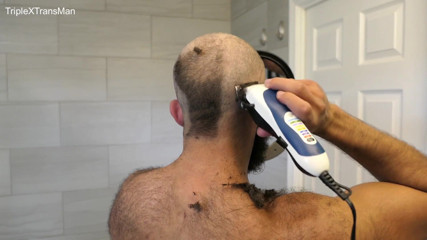 TripleXTransMan: Buzzing my Hair Off