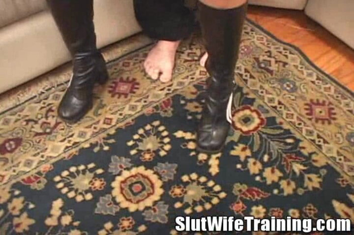 Slut wife training: Anaal splijten blonde kont naar mond magere neukpartij in reet...