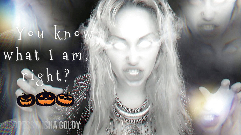 Goddess Misha Goldy: 나는 너의 활력을 완전히 빼앗을 것이다! 정액과 먹이주기!