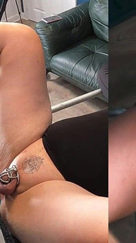 Ustalanie jego mózgów Fisting Anal Ustalanie Halloween Cosplay