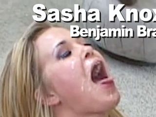 Edge Interactive Publishing: Sasha Knox &amp; Benjamin Brat anal a2m rozdziawiony na twarz
