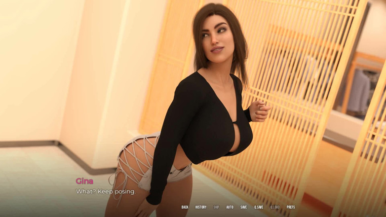 Dirty GamesXxX: 『セキュリティ』では、ホットな妻がいたずら好きな写真撮影を行い、その写真を上司に送る。その間、カックされた夫が見ている - 第10話