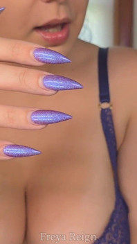 POV Feito para gozar enquanto chupa unhas longas: Fetiche de unha sem gênero conversa suja &trabalho de mão