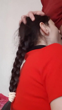 Моя вчителька спокусила мене і змусила мене взяти її пизду в рот