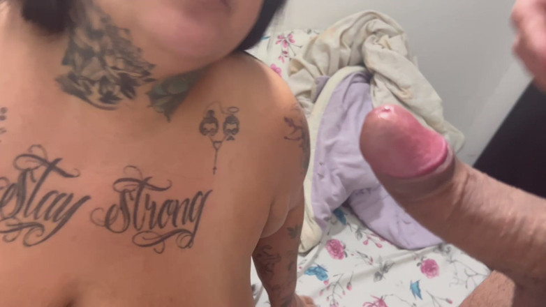 Mary Jhuana: Sucking and Fucking the Hairy Tattooed Guy