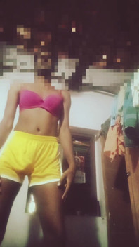 Sexy Indian Crossdresser and Her Cock and Ass Also Dancing