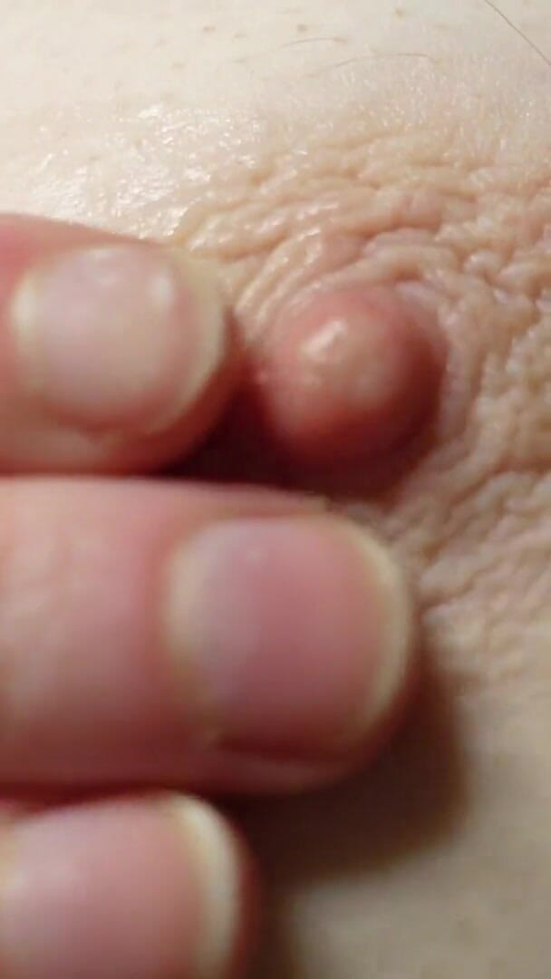 HotRedWildcat: Close up Nipple Play
