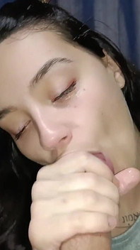 POV: Krásná Argentina Kouří Velký Penis až Do Konce