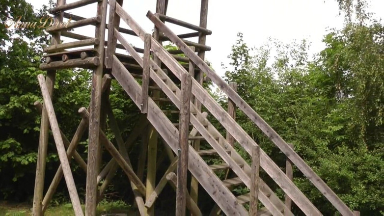 Anna Devot: Masturbating on the observation tower