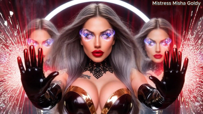 Goddess Misha Goldy: Nu pot spune Nu, curvă. Îți place să fii speriat - mângâie și înghite...
