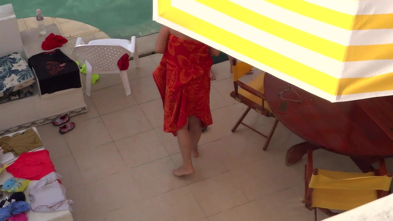 Ardientes69: Latina Mature Shows off on the Beach and Has Sex...