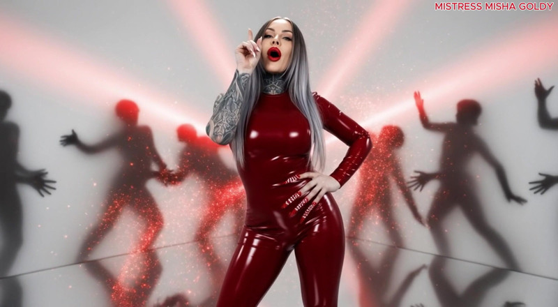 Goddess Misha Goldy: Głupi chłopiec, rujnuję twój umysł