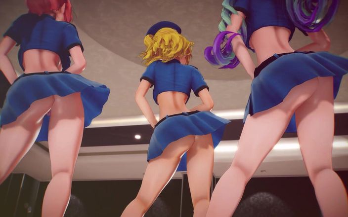Mmd anime girls: Mmd R-18 - chicas anime sexy bailando - clip 286