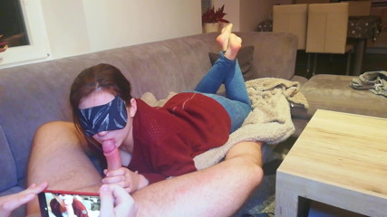 TeenFeetTease: BlowJob from my Stepsis