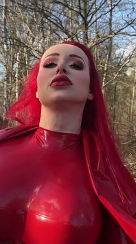Latex Superhero Miss Fetilicious