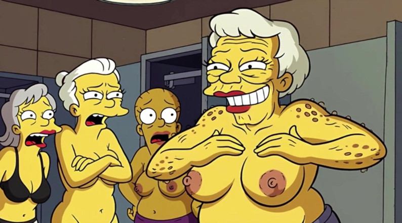 AI Porn: Ai v retro stylu cartoon zralé ženy