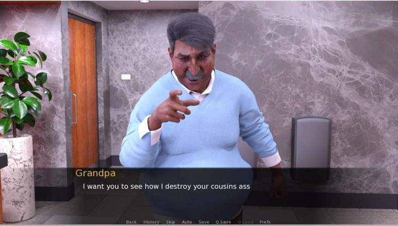 XXX Games Bunk: Grandpa's Visit -gameplay - Roleplay - Oldman Fucks Two Teens After Party and...