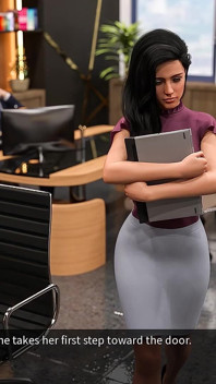 Susurros de deseo: la esposa caliente y su jefe en su offie - episodio 36