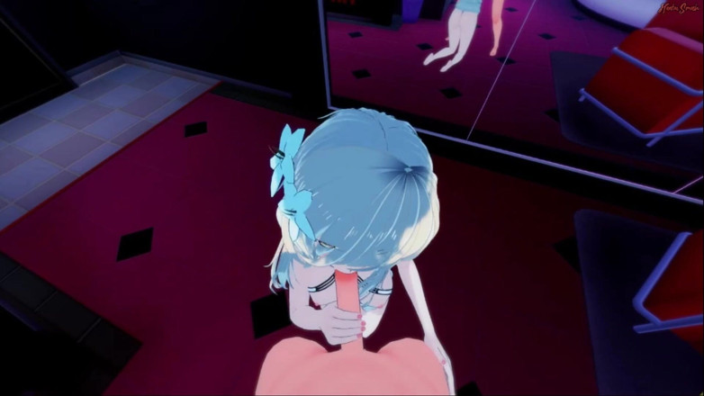 Hentai Smash: Genshin impact - Lumine es follada en tu primer plano Cum...