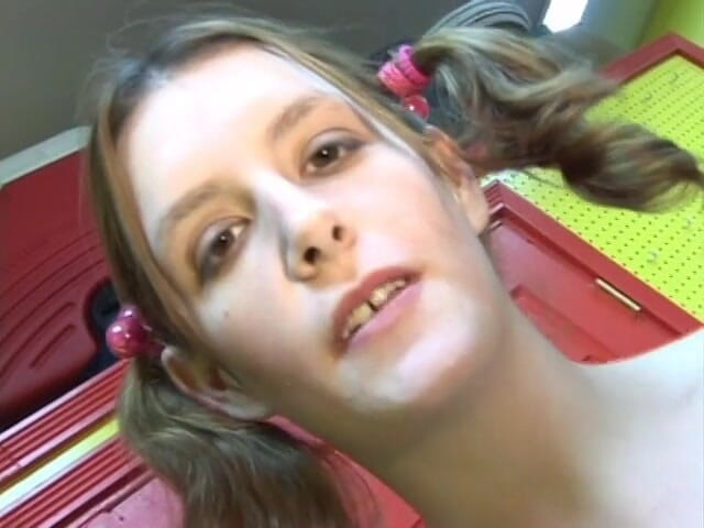 Dangerous Teens: Cute brunette teen with tails was drilled in Italian fashion