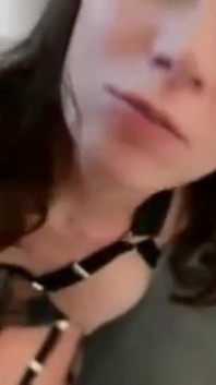 Julie Skyhigh Tied to a Pole Sucks Like a Whore and Takes a Big Squirt of Cum on Her Angel Face