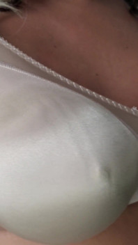 Dd Vintage 90s 80s Bra, Satin, Nylon, Nude, No Wired