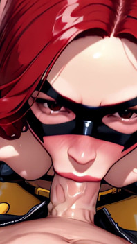Jogurtková párty: 3D komické latexové Vigilante POV (4k, necenzurované Ai Hentai)