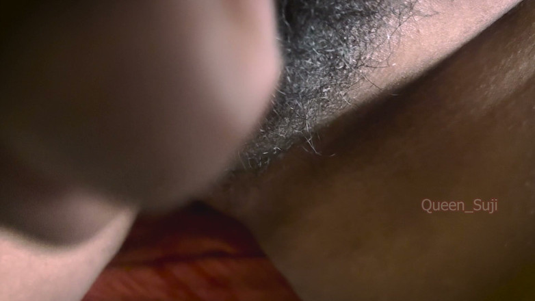 Queen_Suji: Indian Wife Gives Her Husband Handjob Before Going to Office
