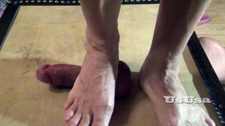 UsUsa: Trampling balls and cock UsUsa clip