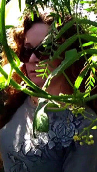 Sucking Black Cock in the Bushes