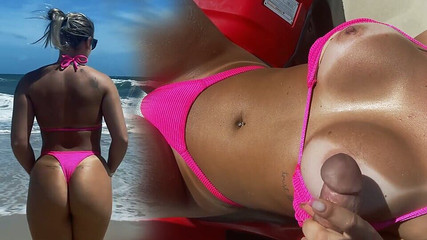 Lil Daffy: 在海滩上的四轮摩托车上冒险打手枪！我们差点被抓住！