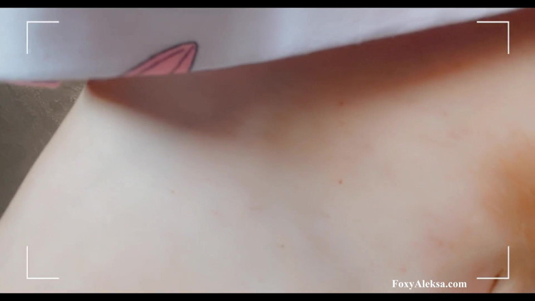 FoxyAleksa: Petite pussy pillow humping. Cute girl want sex