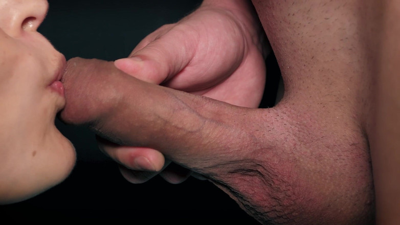 HotCoupleTeam: Close up She Sucks My Dick and I Cum in...