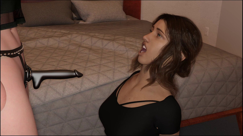 Trans Maaya: 배다른 여동생의 딜도 스트림과 여친 Rose가 BDSM을 따먹어