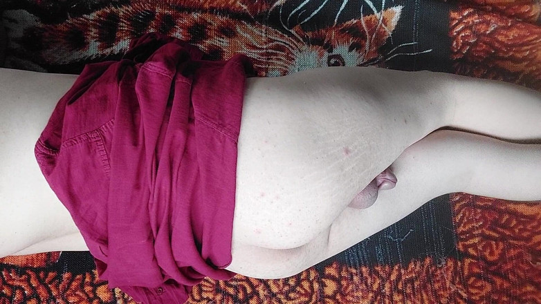 Kitty_Cross: Youtube Model Crossdresserkitty Pre Cumming Masturbating Cute Cock Between White...