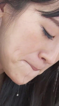 Slim Japanese Girl with Big Natural Tits Seduce to Uncensored JAV Creampie Fuck