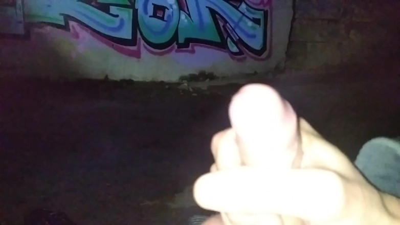 Elvissc: Amateur Boy Masturbates in the Park and Cums Being Spied...