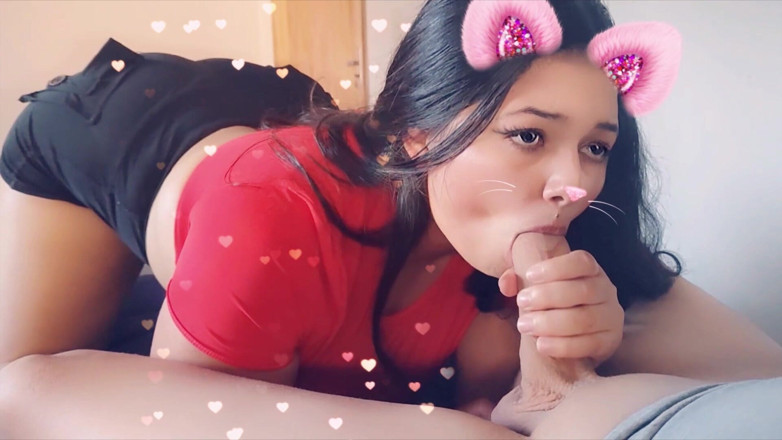 Sashasweet: Fidanzata Succhia Il Cazzo Con Il Filtro Snap